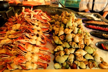 美食餐饮 自助餐海鲜