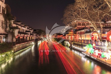 南京秦淮河夜景