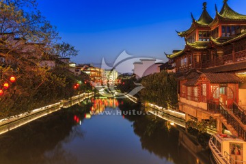 南京秦淮河夜景