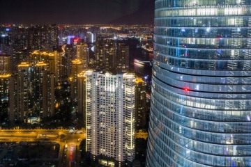 陆家嘴上海中心夜景