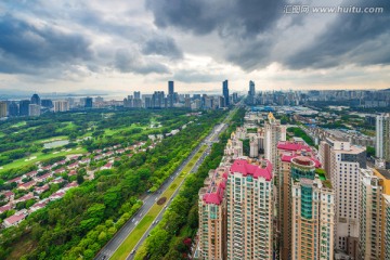 深圳风光 深南大道