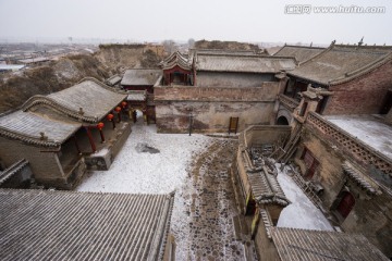 西古堡地藏寺全景 戏台