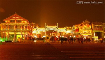 前门大街夜景