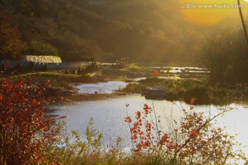 湖光山色