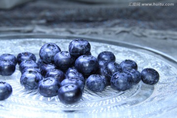 高清蓝莓果特写