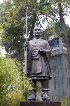 洛阳白马寺空海大师像