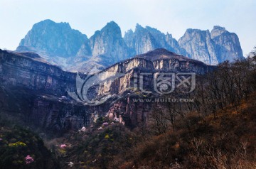 洪谷山山色 景色 巍峨