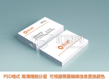 簡潔大氣名片設(shè)計(jì)模板PSD文件