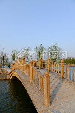木桥 木制拱桥