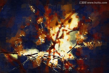 桃花油畫(huà)