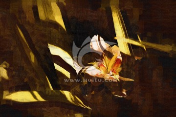 鳶尾花（油畫）
