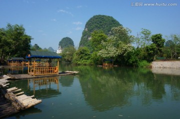 遇龙河风光