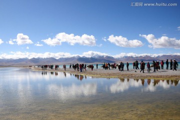 西藏纳木错湖