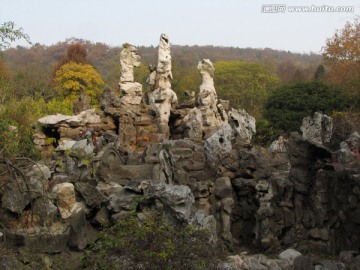 琅琊山野芳园的假山