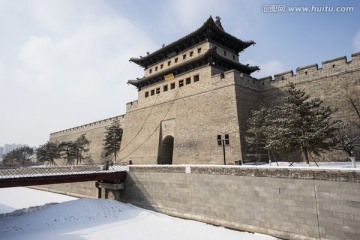 大同市新建古城公园 护城河