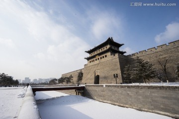 大同市新建古城公园 护城河