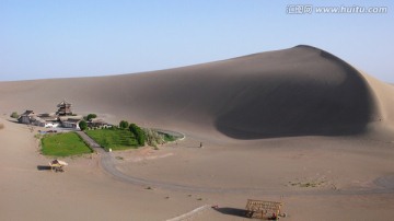 月牙泉远眺 甘肃敦煌