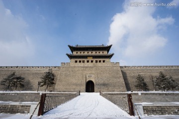 大同市新建古城公园 护城河