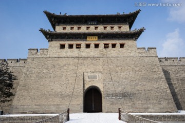 大同市新建古城公园 城楼