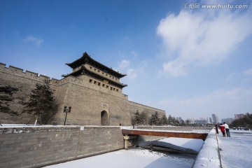 大同市新建古城公园 护城河