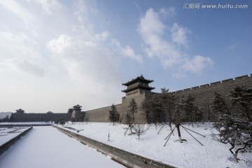 大同市新建古城公园 护城河