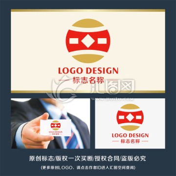 脸谱铜钱 标志LOGO