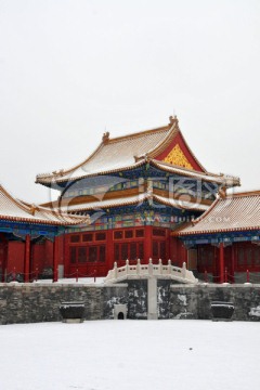 北京故宫雪景