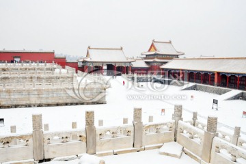 北京故宫雪景