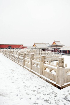 北京故宫雪景