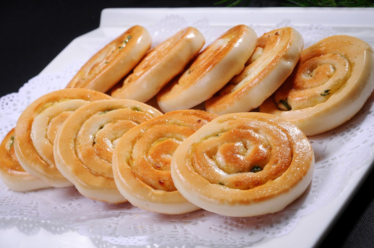 葱香饼 香葱饼 饼 广式葱香饼