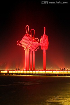 中国节 栈桥 夜