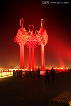 中国节 栈桥 夜