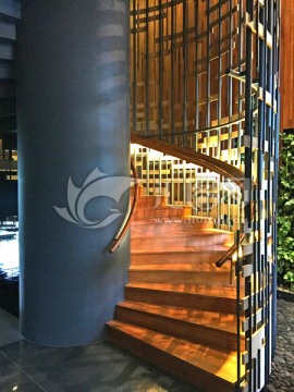新加坡酒店内部装修 旋转楼梯