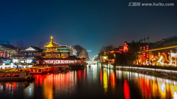 南京秦淮河夜景