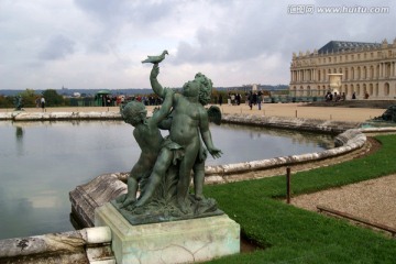 法国巴黎凡尔赛宫御花园铜雕