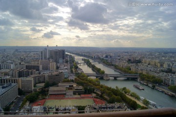 法国巴黎市区俯瞰