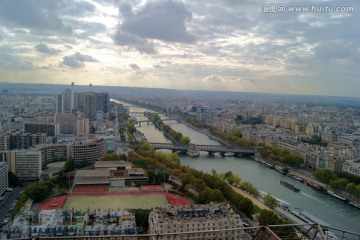 法国巴黎埃市区俯瞰