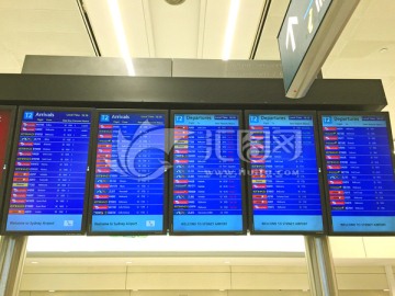 悉尼机场航班时刻表