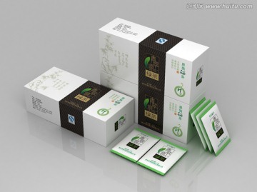 茶包裝 綠茶 鐵觀音 平面圖