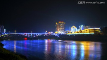 赤水大桥夜景