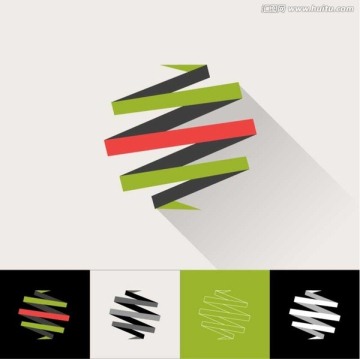 流动科技logo设计商标设计标