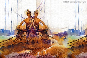 人物裝飾畫