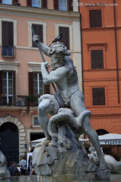 罗马海神喷泉