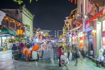 杭州河坊街夜景