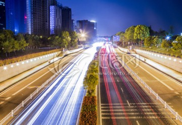 杭州钱江新城夜景