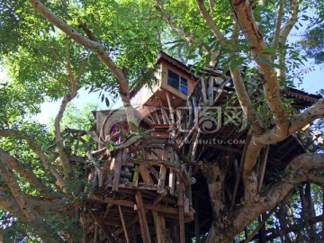 泰国拜县空中木屋