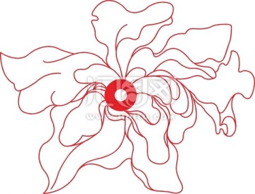 花 边角花 矢量图 装饰 纹样