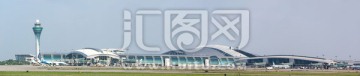 广州白云国际机场全景图