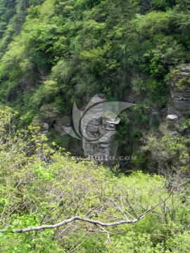 青山 林州五龙洞景区 大山