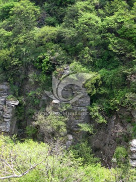 林州五龙洞景区 大山